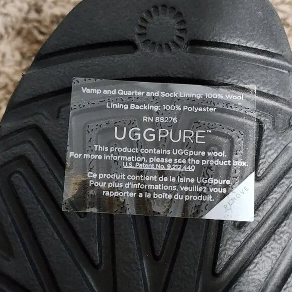 Ugg Black Platform Slide Sandals Women's 8 Summer Style - Picture 9 of 9